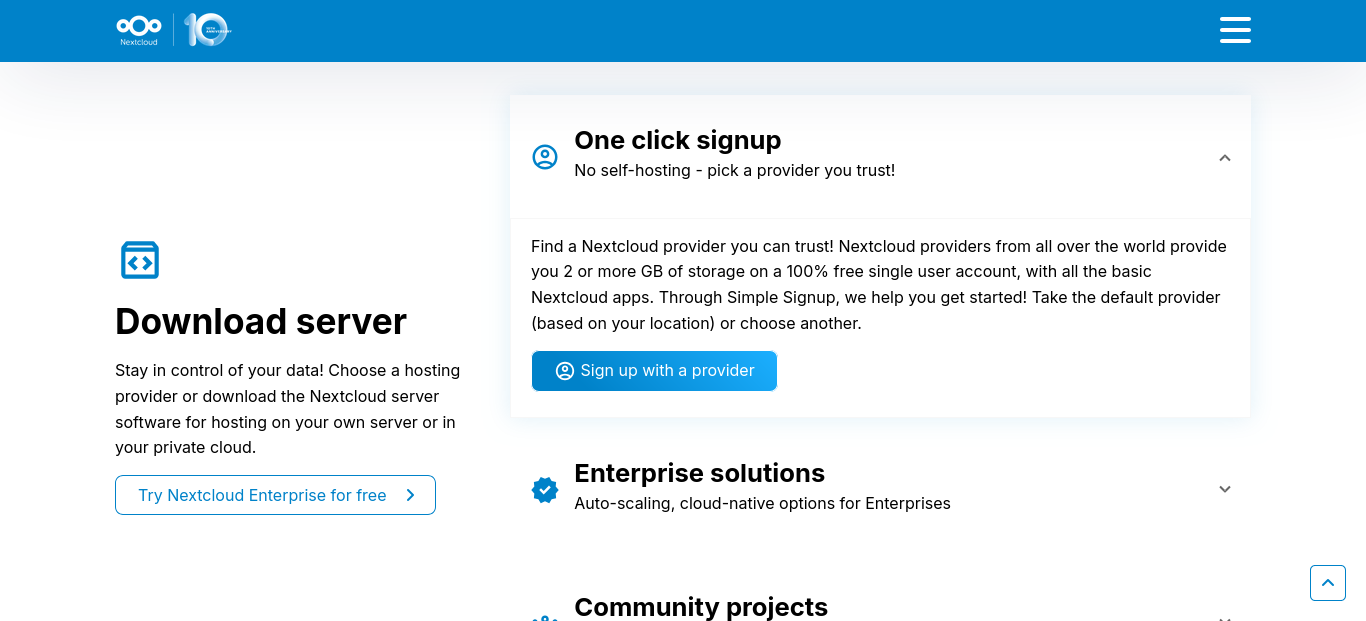 nextcloud screenshot
